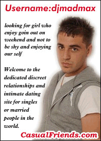 CasualFriends.com - the best dating site for people in relationships!