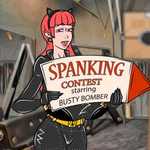Play Busty Bomber - Spanking Contest now!